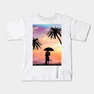 Tropical Kiss Kids T-Shirt